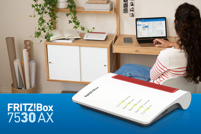 FRITZ!Box 7530 AX – WLAN Router mit Wi-Fi 6, VDSL Supervectoring & Mesh